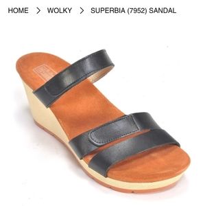 Wolky Superbia strappy slide sandal, size 41